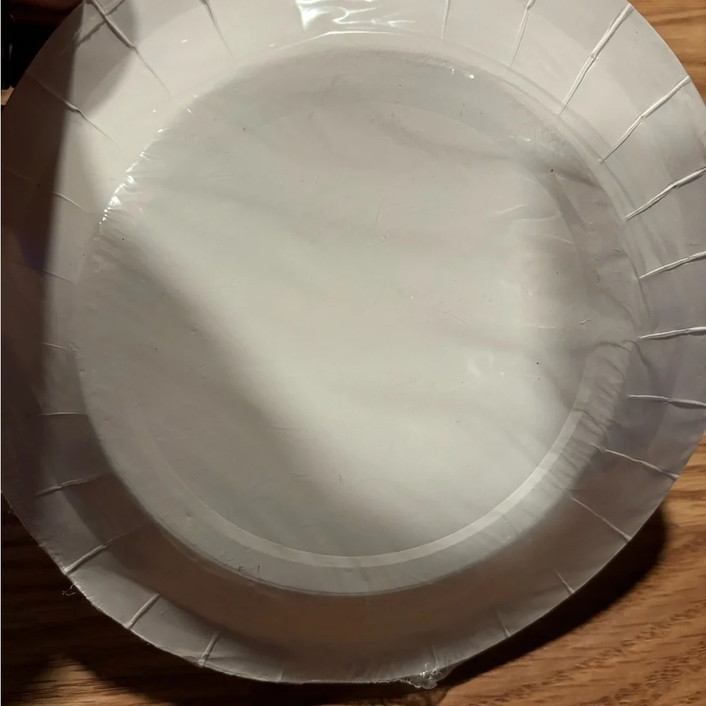 Gender reveal 8 inch dinner plates- 20 count Boy or Girl baby.